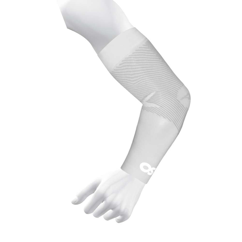 Sports Compression Arm Sleeve (AS6) - White - Image 4