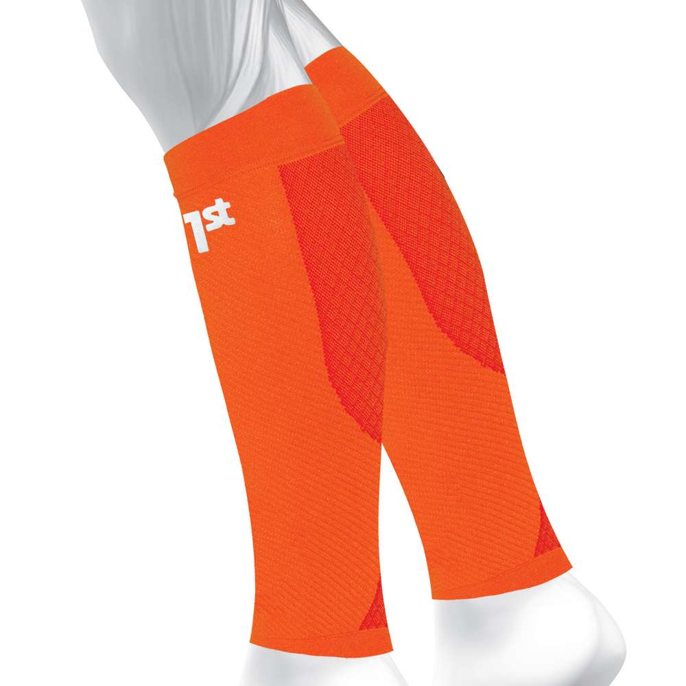 Sports Calf Compression Sleeve (CS6) - Orange - Image 7