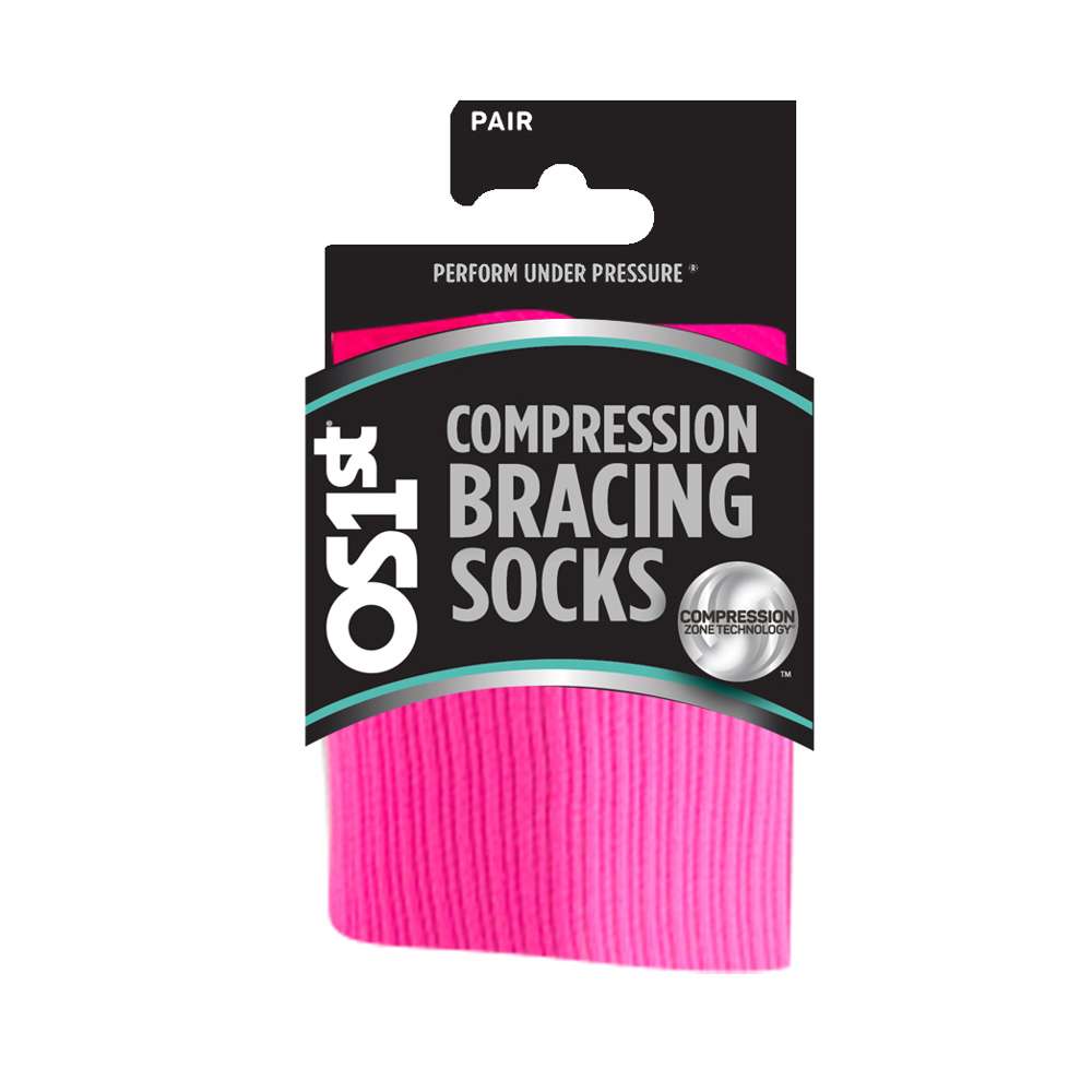 Compression Bracing Socks (FS4+) - Pink - Image 2