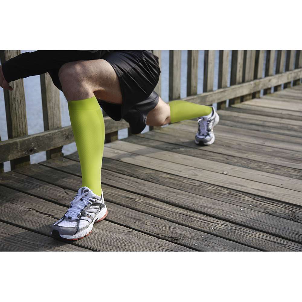 Sports Compression Leg Sleeve (FS6+) - Yellow - Image 2