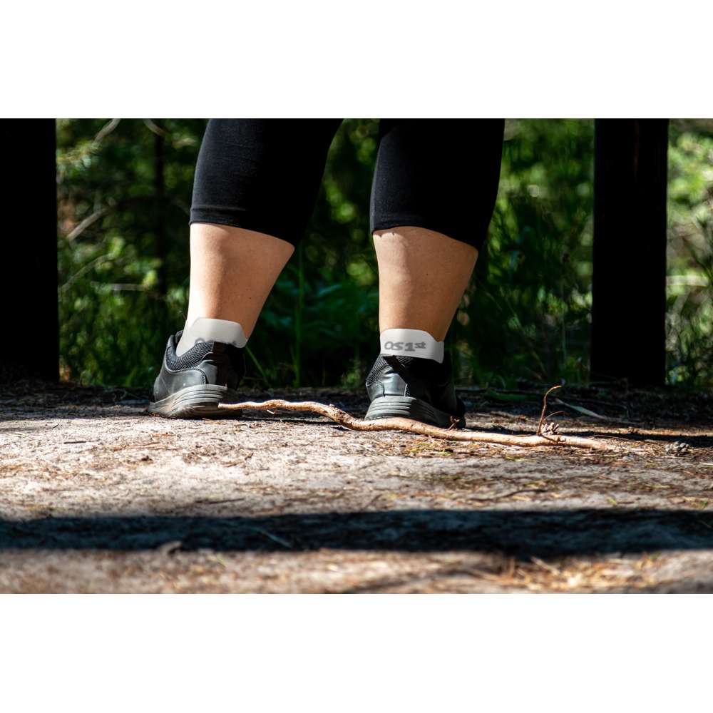 Wide No Show Wellness Performance Sock (WP4+) - Black - Image 3