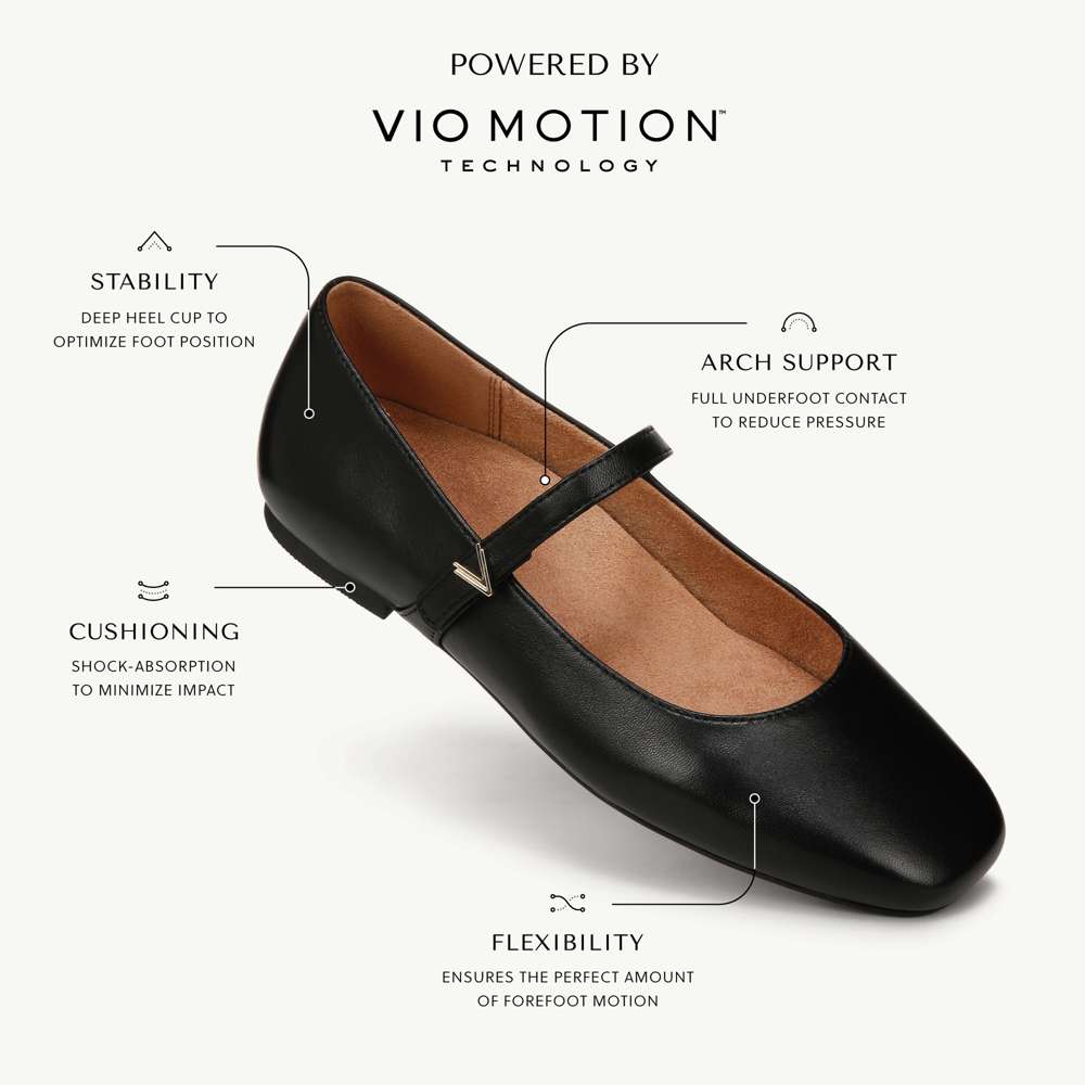 Alameda Mary-Jane Flat - Black - Image 11