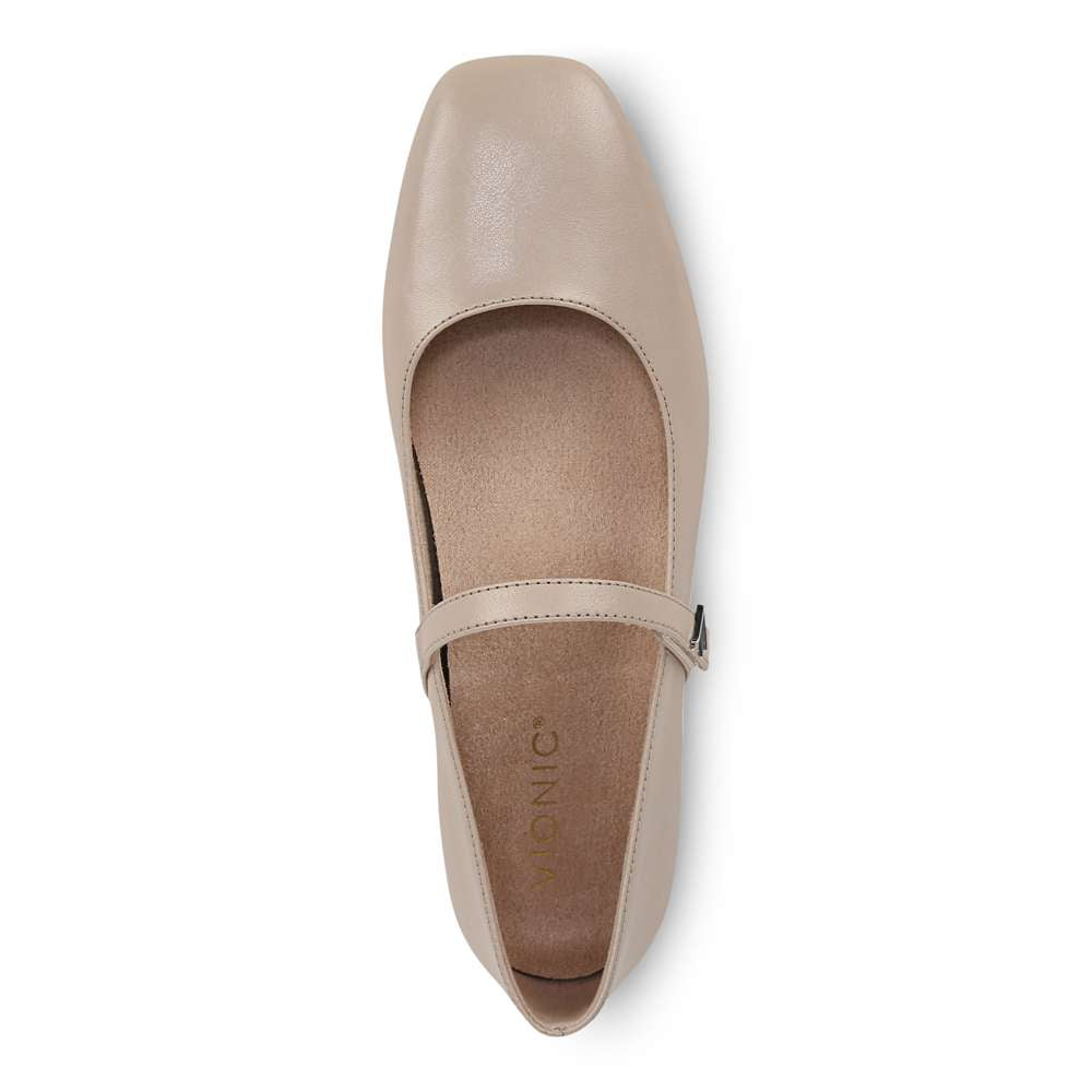 Alameda Mary-Jane Flat - Oatmeal - Image 4