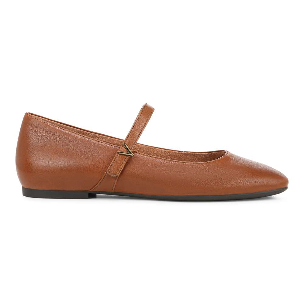 Alameda Mary-Jane Flat - Tan - Image 2