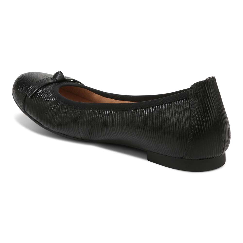 Amorie Ballet Flat - Black Wavy - Image 6
