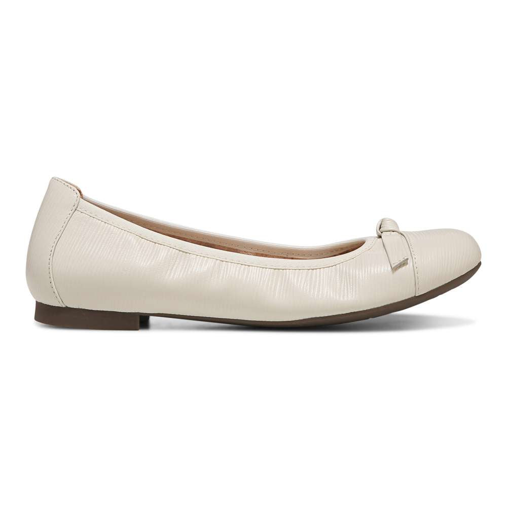 Amorie Ballet Flat - Cream Wavy - Image 2