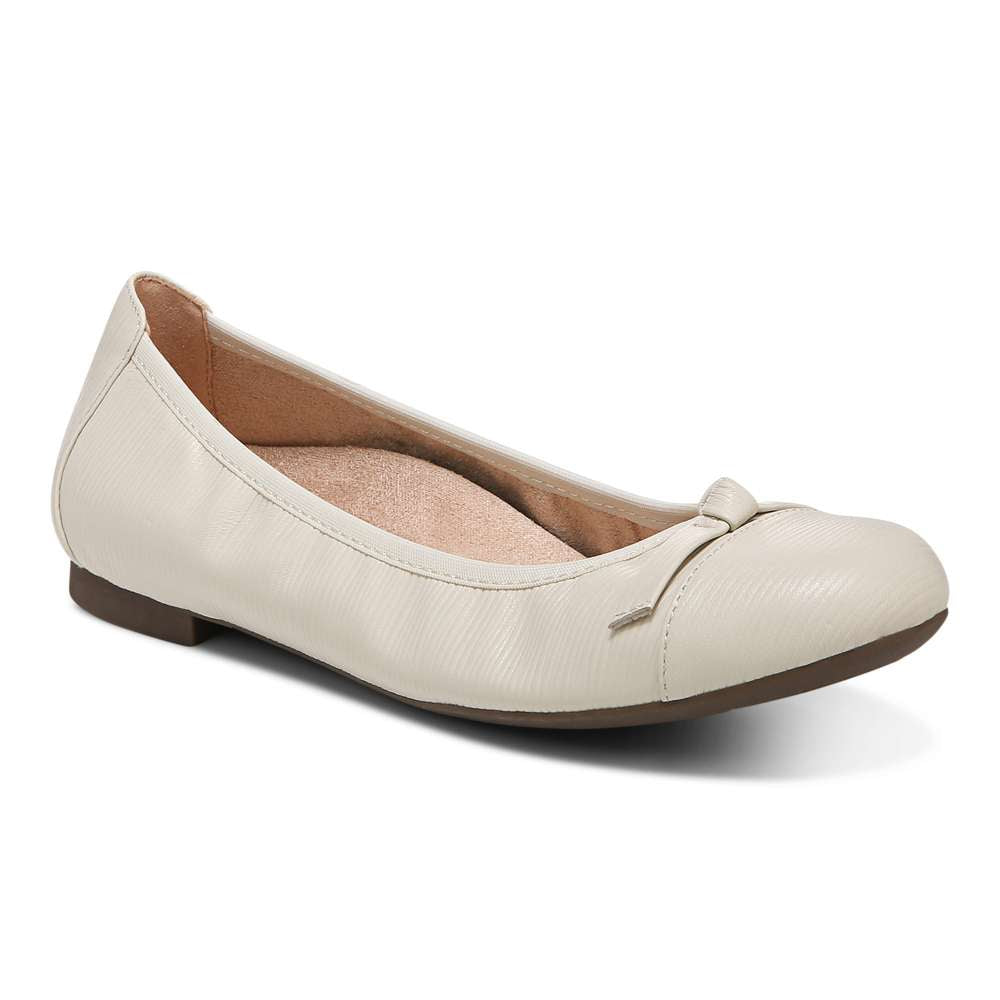Amorie Ballet Flat - Cream Wavy - Image 14