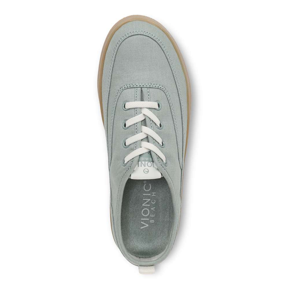 Cyan Slip-On Casual Sneaker - Iceberg Green - Image 4