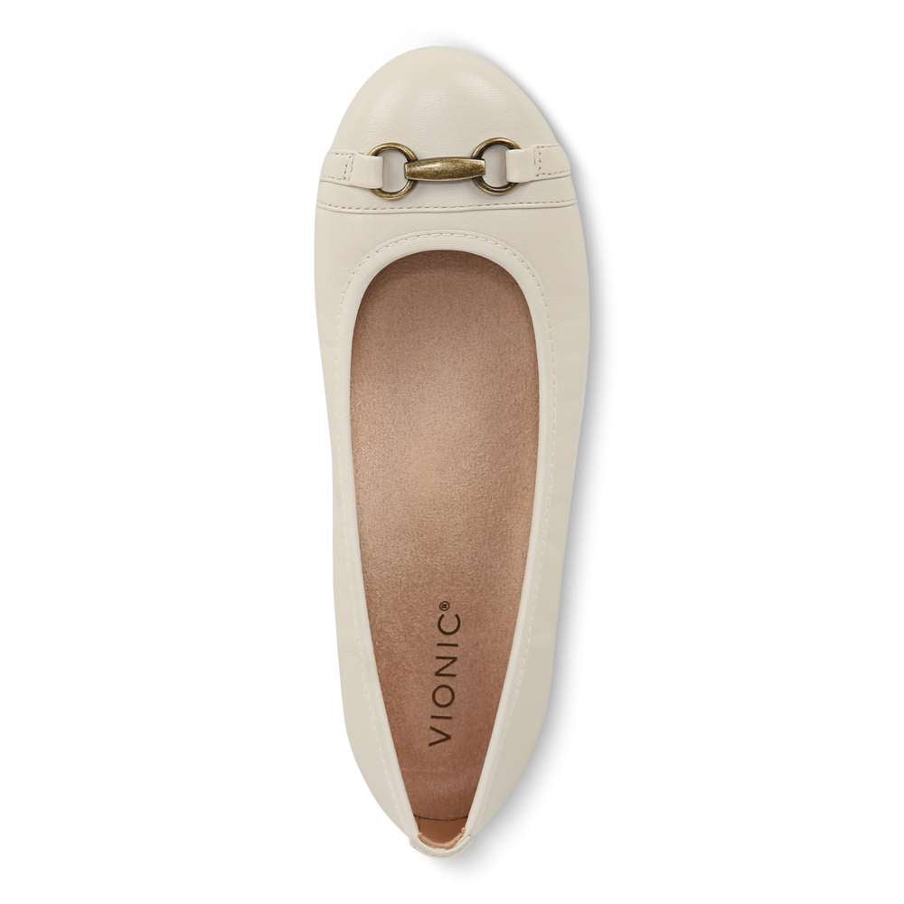 Delanie Flat - Cream - Image 4