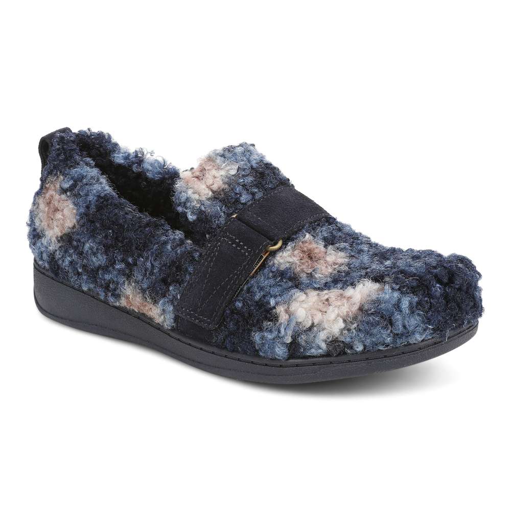 Imogen Slipper - Navy Multi - Image 12