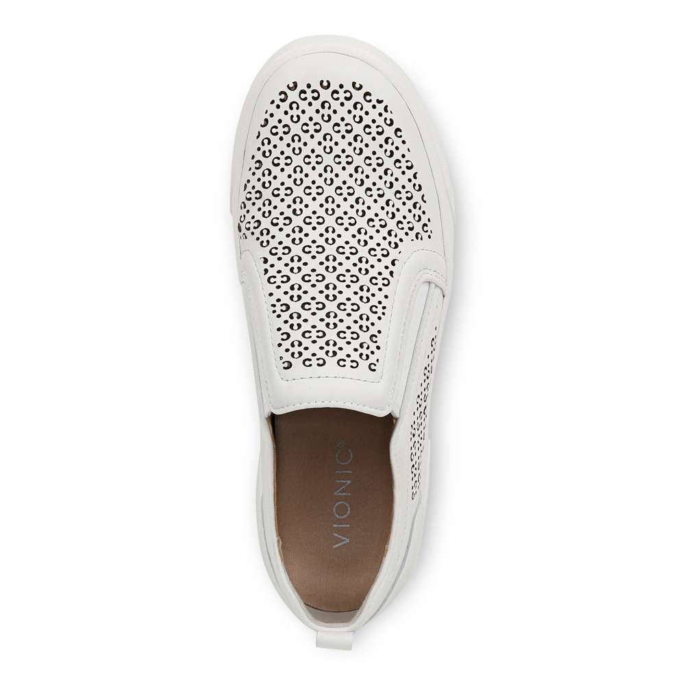 Kimmie Perf Slip-On Casual Sneaker - White - Image 4