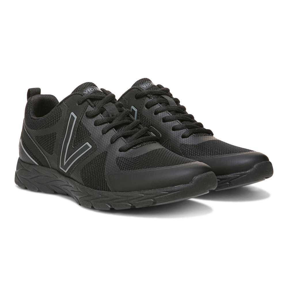Miles II Sneaker - Black/Charcoal - Image 8