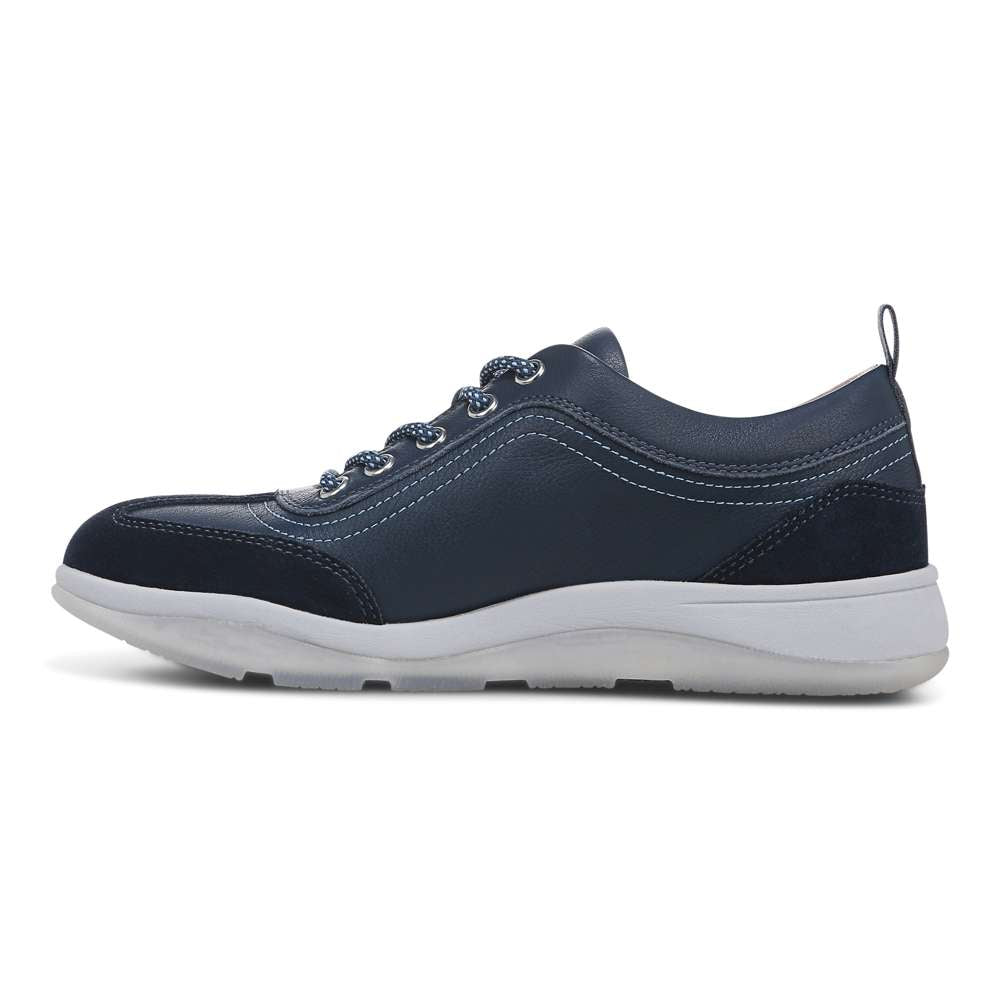 Nyla Lace-Up Casual Sneaker - Navy - Image 3