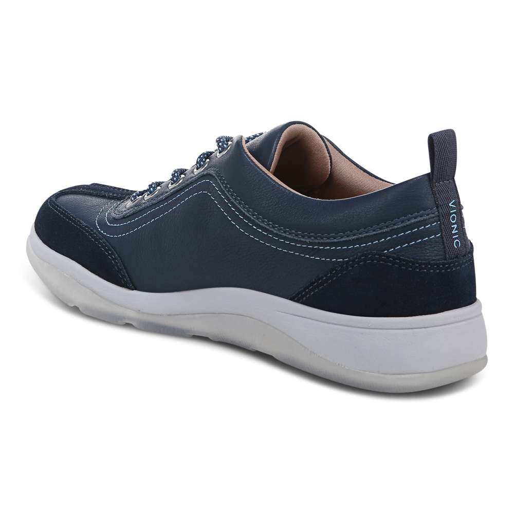 Nyla Lace-Up Casual Sneaker - Navy - Image 6