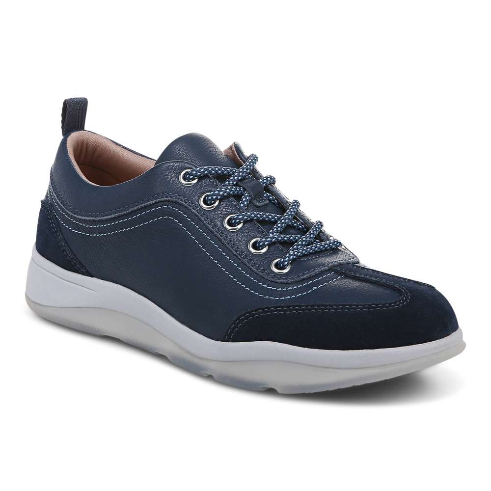 Nyla Lace-Up Casual Sneaker - Navy - Image 14