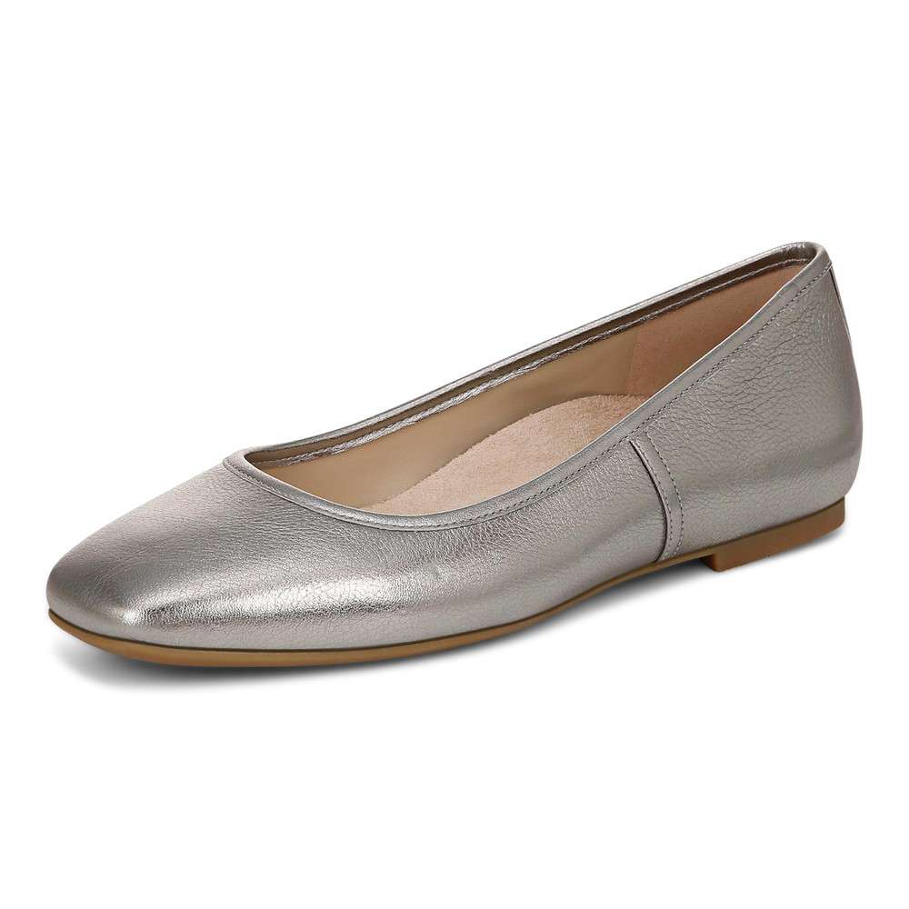 Orinda Ballet Flat - Pewter Metallic - Image 11