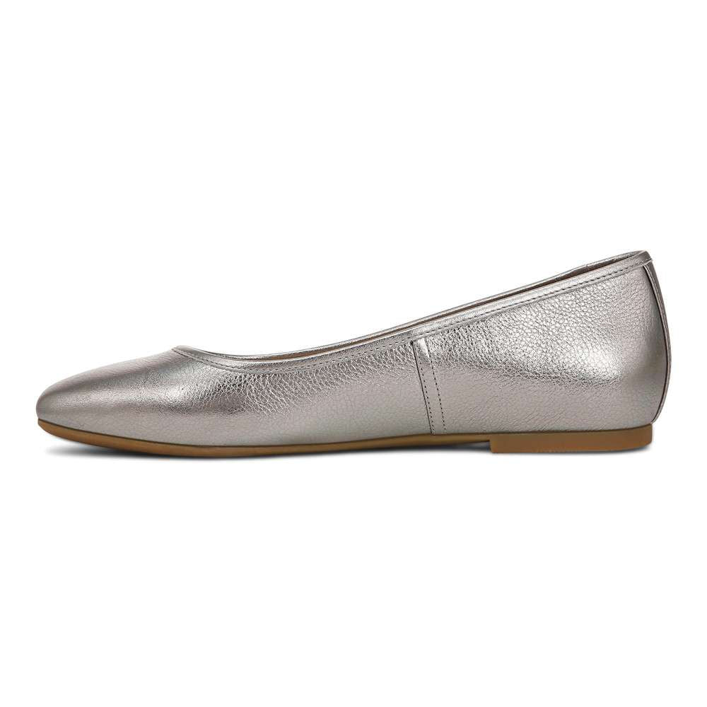 Orinda Ballet Flat - Pewter Metallic - Image 3