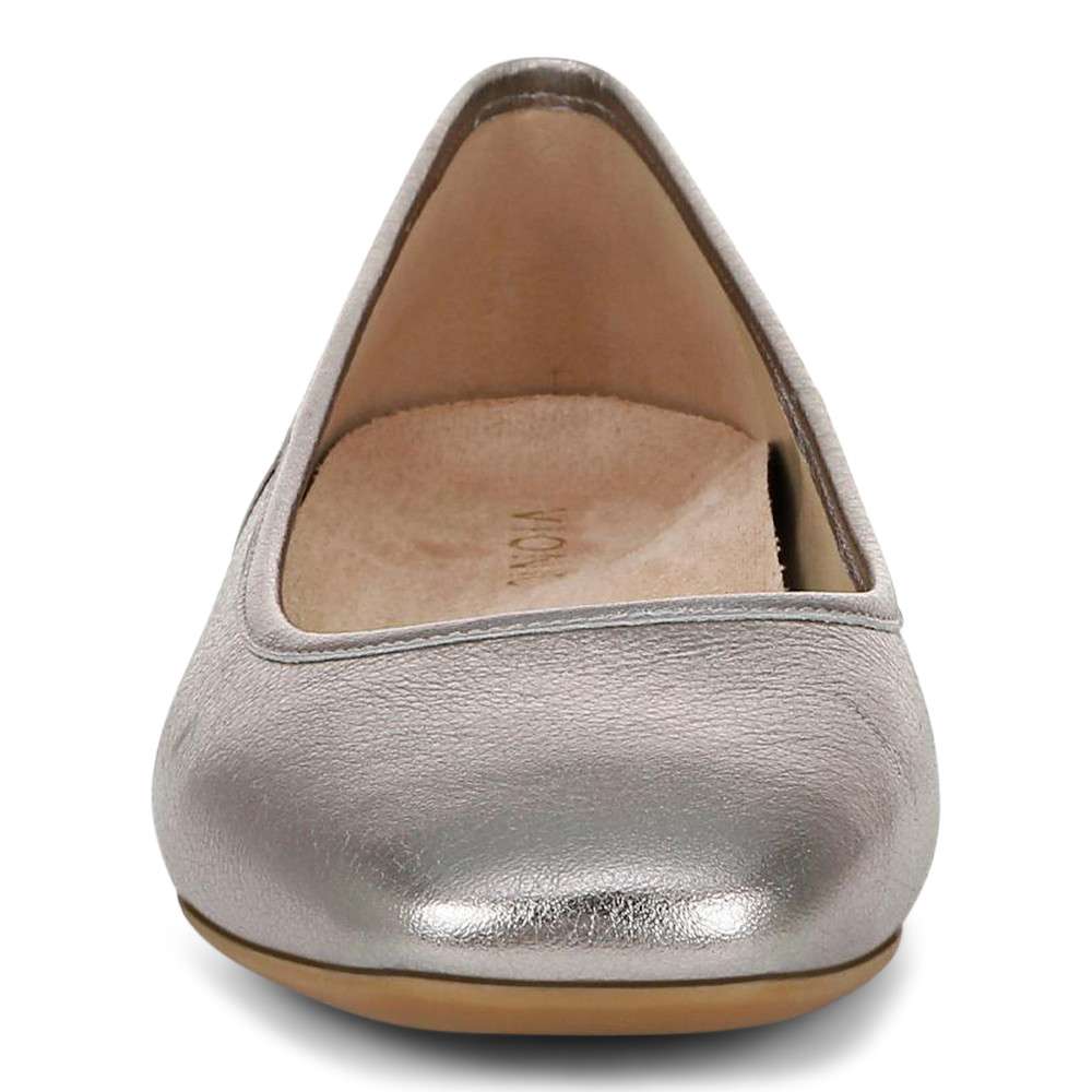 Orinda Ballet Flat - Pewter Metallic - Image 5