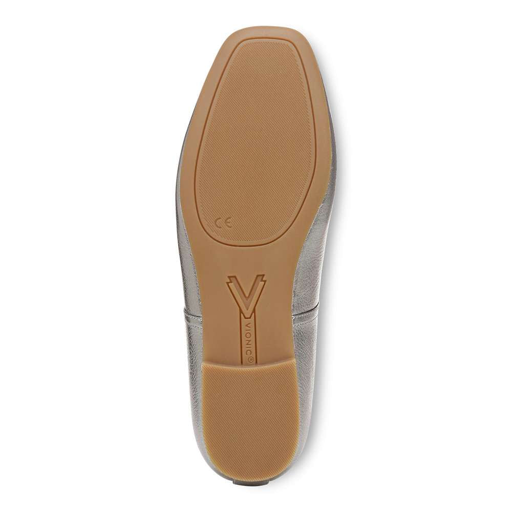 Orinda Ballet Flat - Pewter Metallic - Image 8