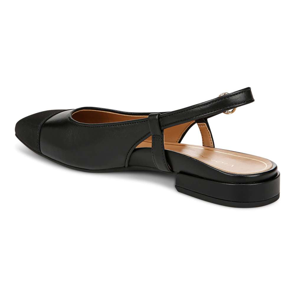 Petaluma Slingback Flat - Black - Image 6