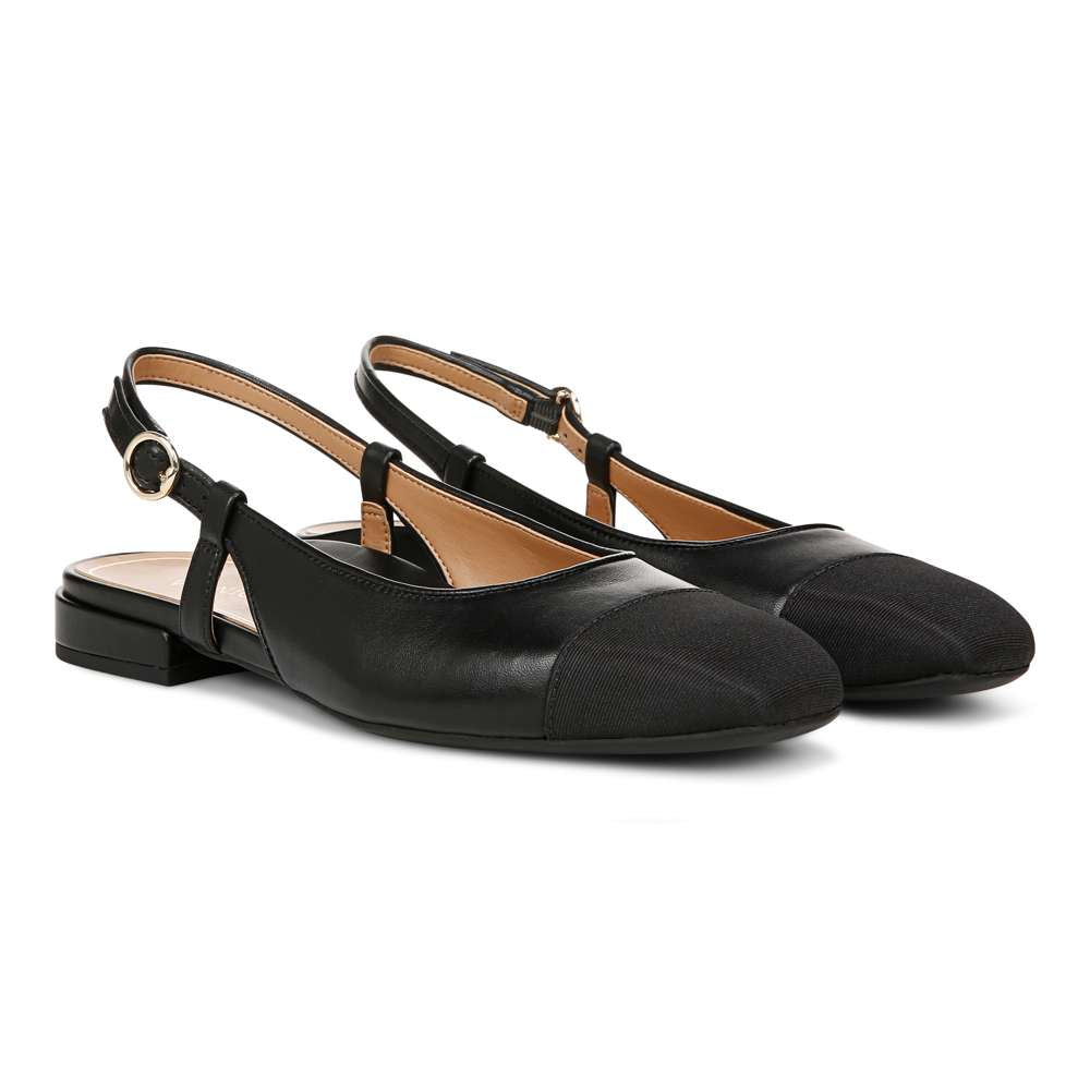 Petaluma Slingback Flat - Black - Image 8