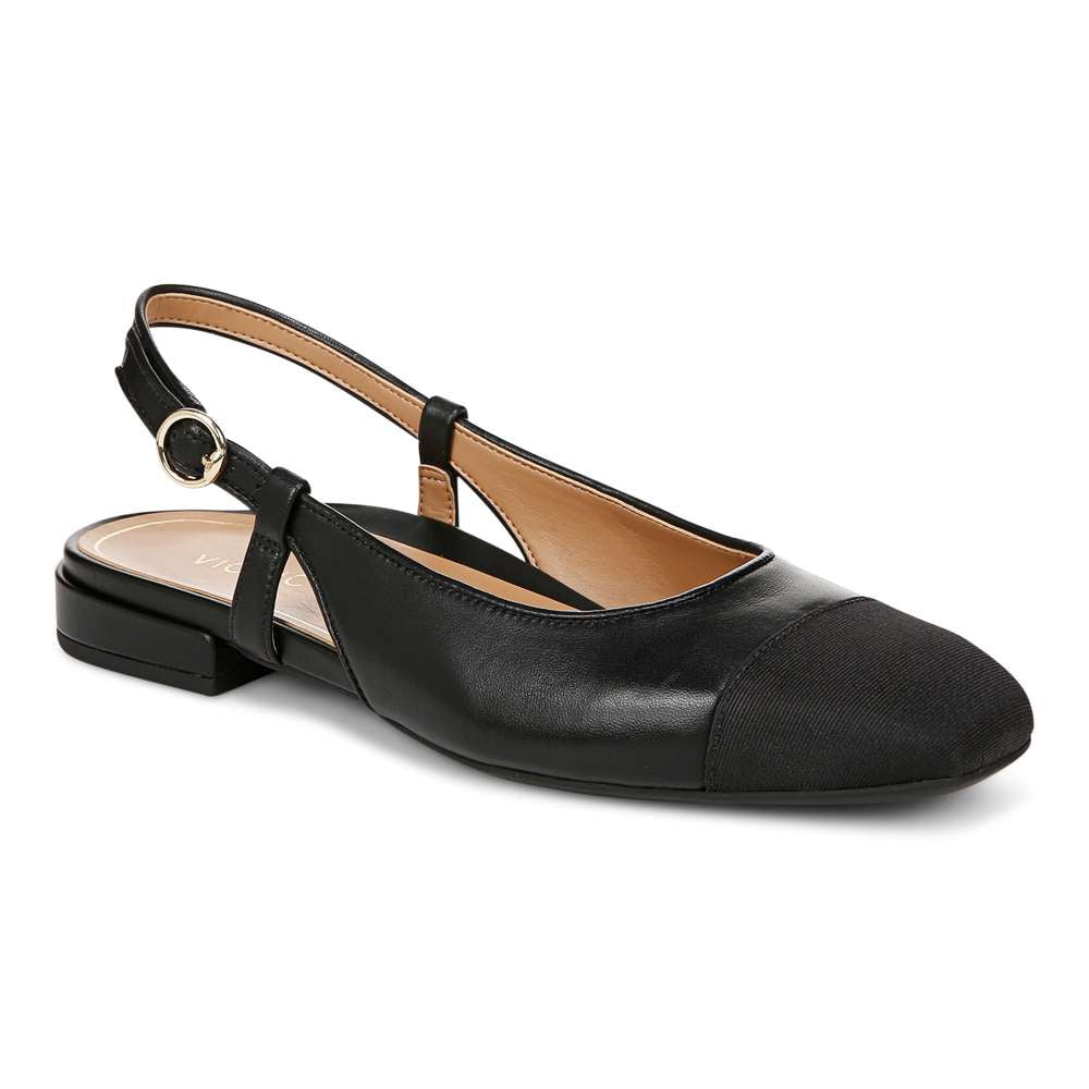 Petaluma Slingback Flat - Black - Image 14