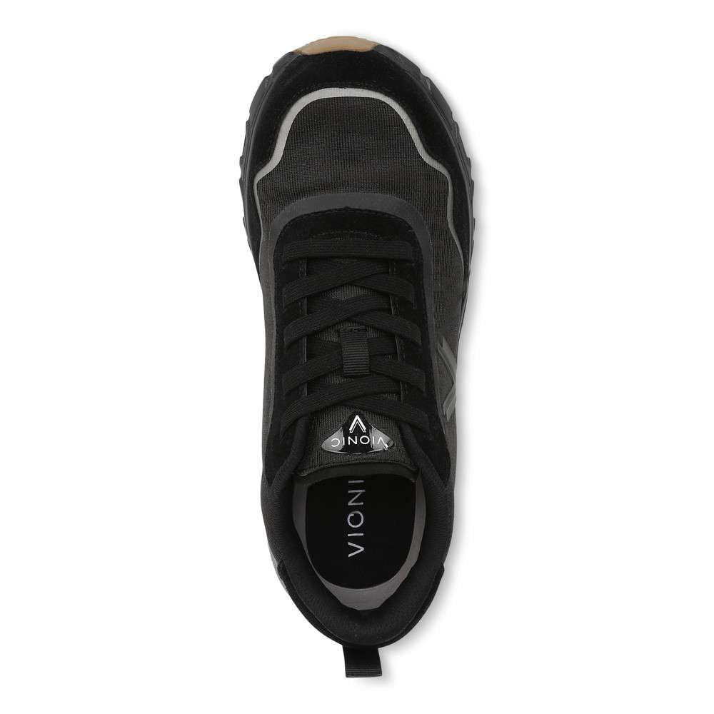 Presley Lace-Up Sneaker - Black - Image 4