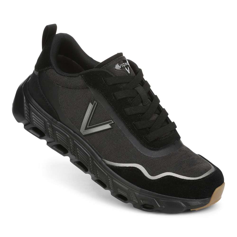 Presley Lace-Up Sneaker - Black - Image 6
