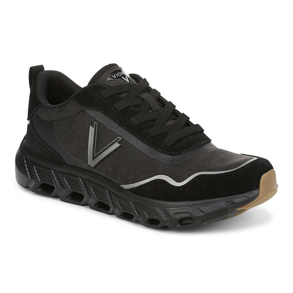 Presley Lace-Up Sneaker - Black - Image 11