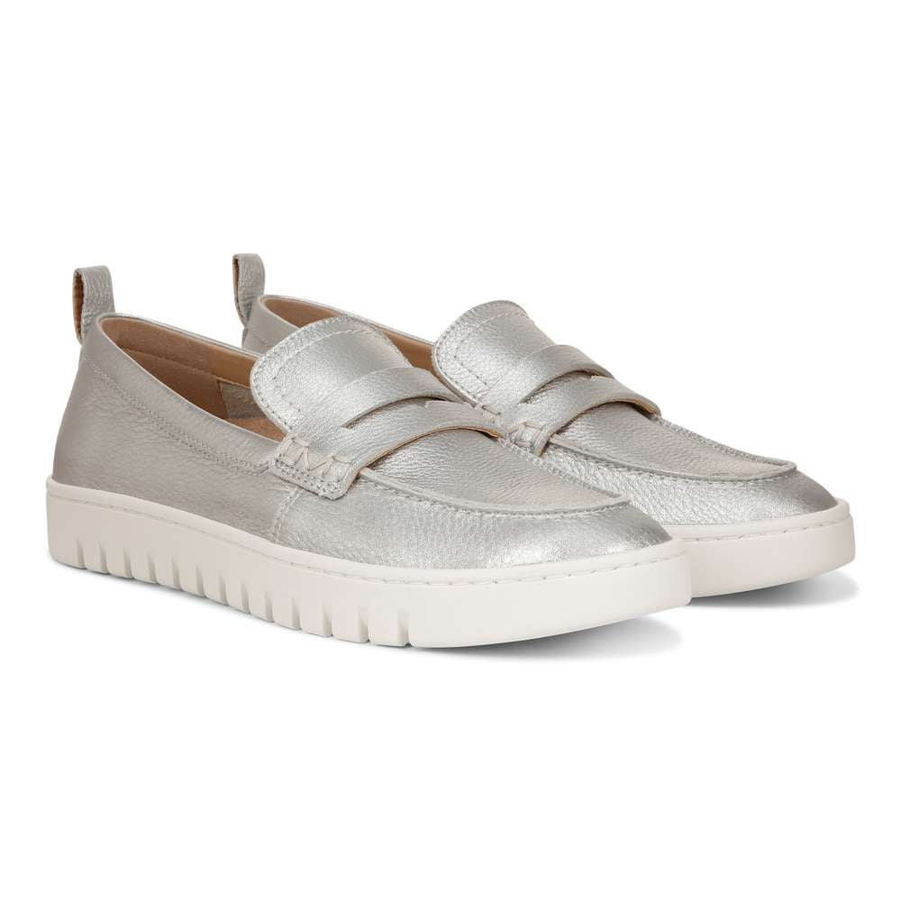 Uptown Loafer - Silver Leather - Image 9