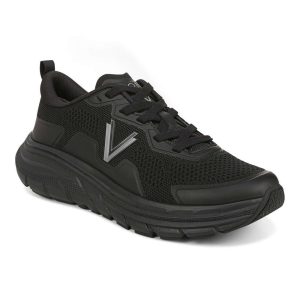 Walk Max Lace-Up Sneaker - Black