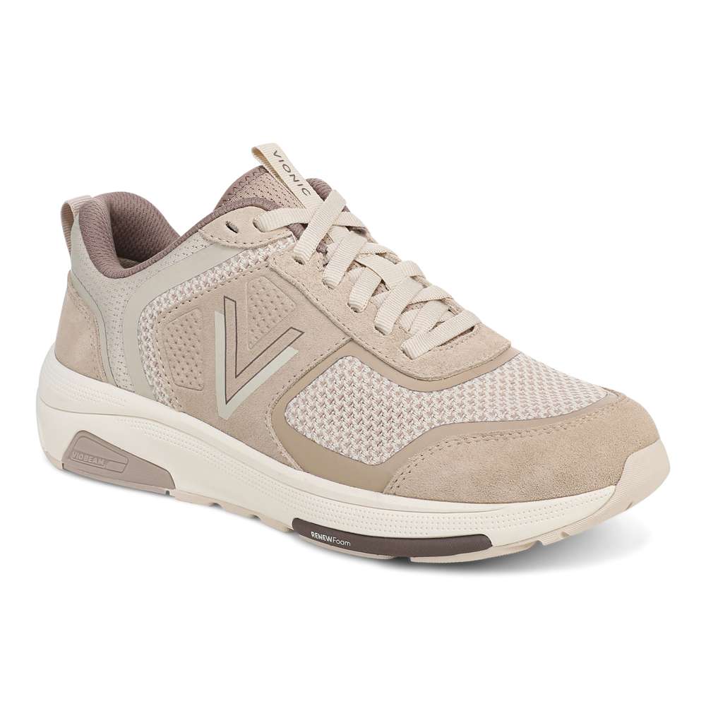 Walk Strider Knit Mesh Sneaker - Beige - Image 9