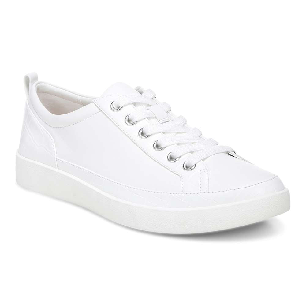 Winny Lace-Up Casual Sneaker - White/White - Image 8