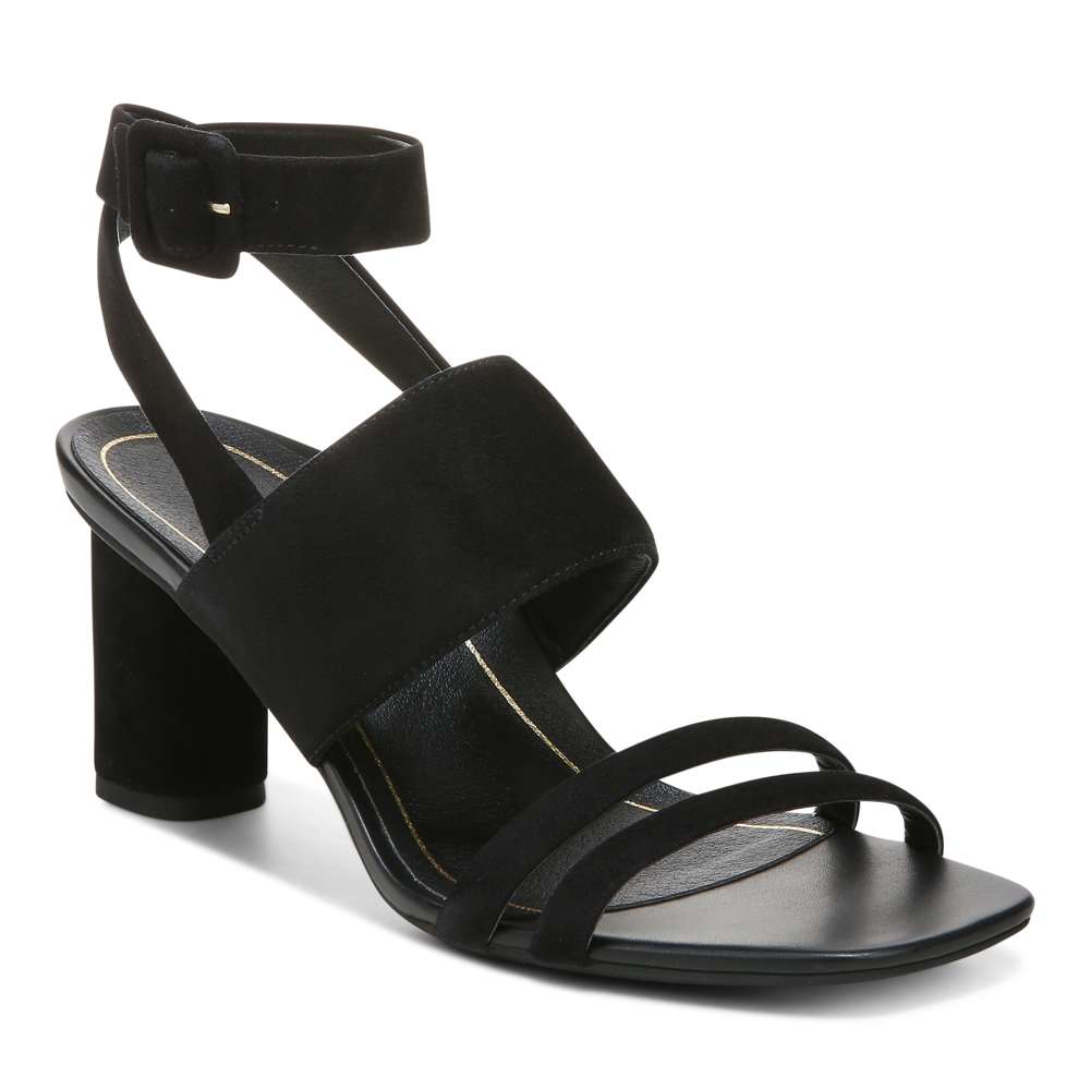 Yasmin Heeled Sandal - Black Suede - Image 12