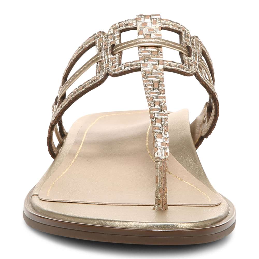Alvana Toe Post Sandal - Gold - Image 5