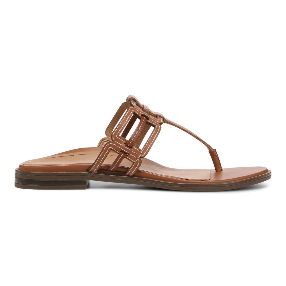 Alvana Toe Post Sandal - Tan - Image 2
