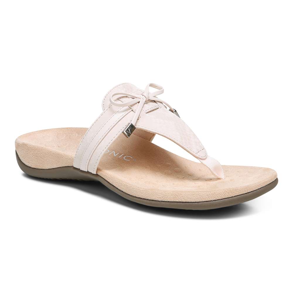 Amaya Toe Post Sandal - Pink - Image 11