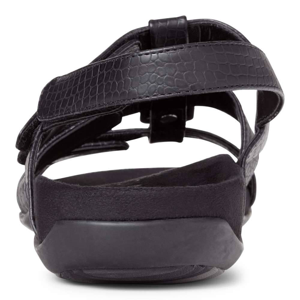Amber Adjustable Sandal - Black - Image 6