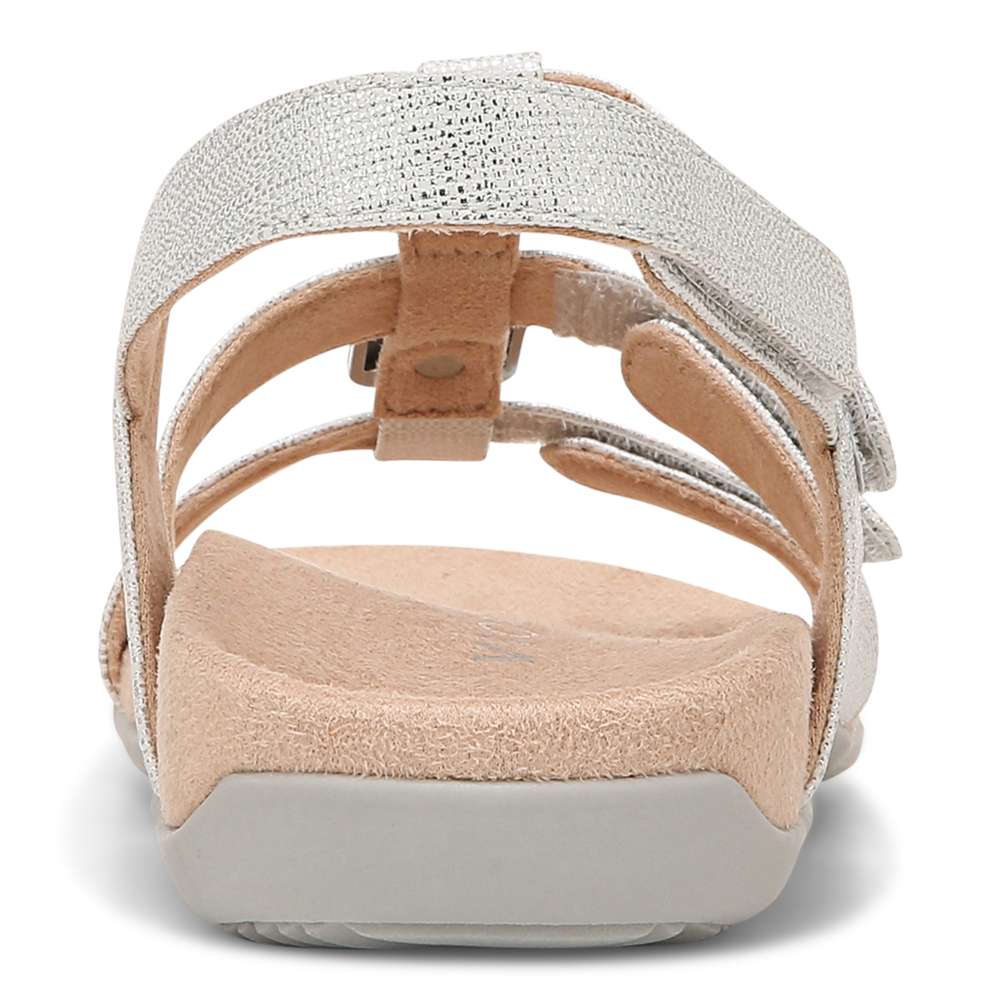 Amber Adjustable Sandal - Silver Metallic - Image 8