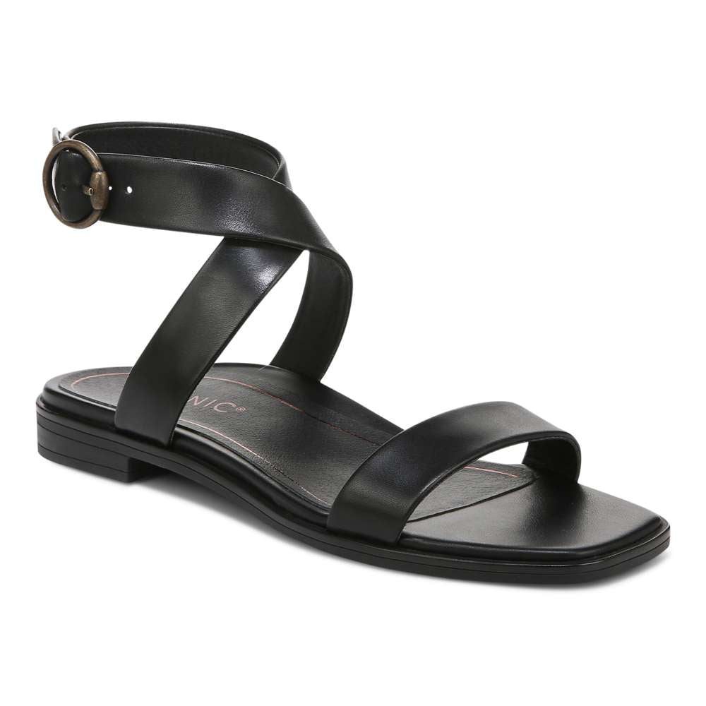 Anaya Sandal - Black Leather - Image 9