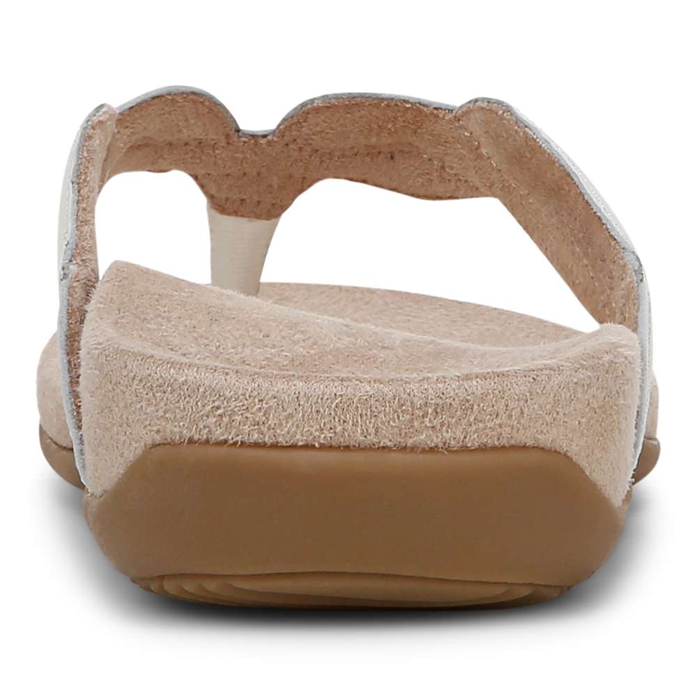Bella Braid Toe Post Sandal - White - Image 7