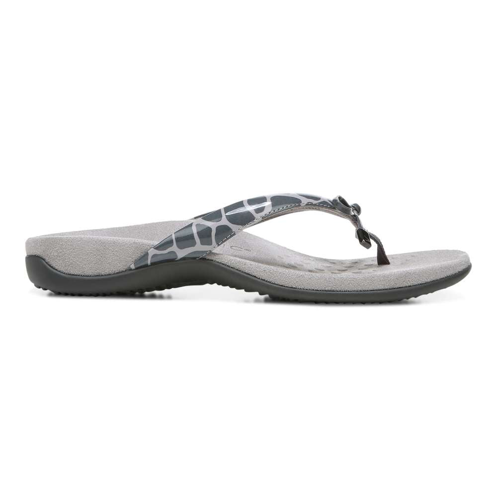 Bella Toe Post Sandal - Giraffe Dark Shadow - Image 2