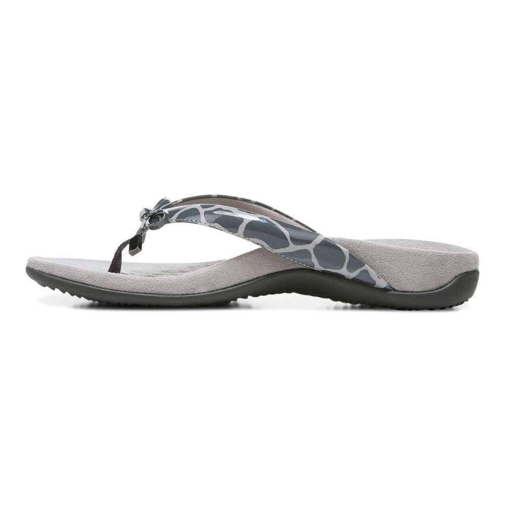 Bella Toe Post Sandal - Giraffe Dark Shadow - Image 3