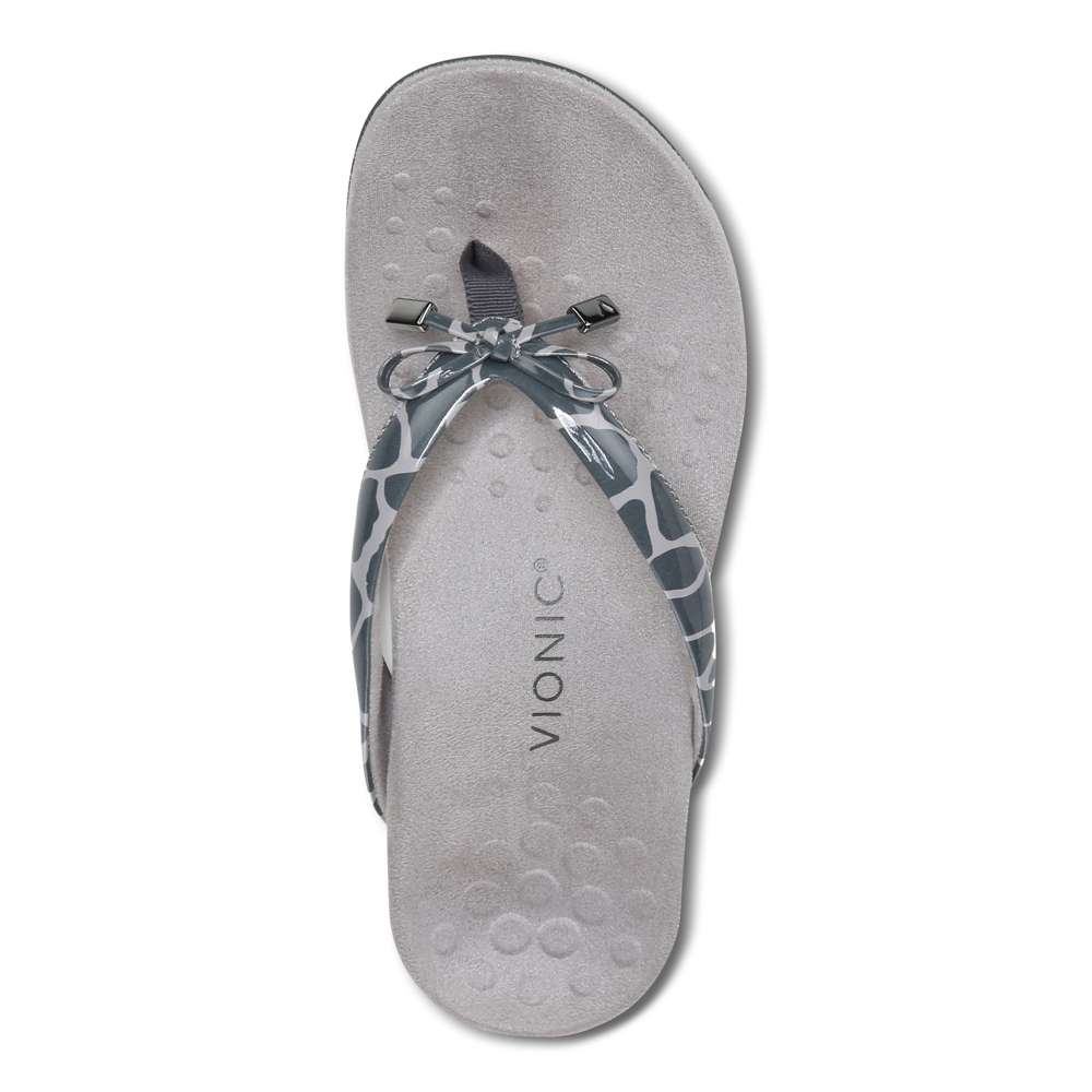 Bella Toe Post Sandal - Giraffe Dark Shadow - Image 4