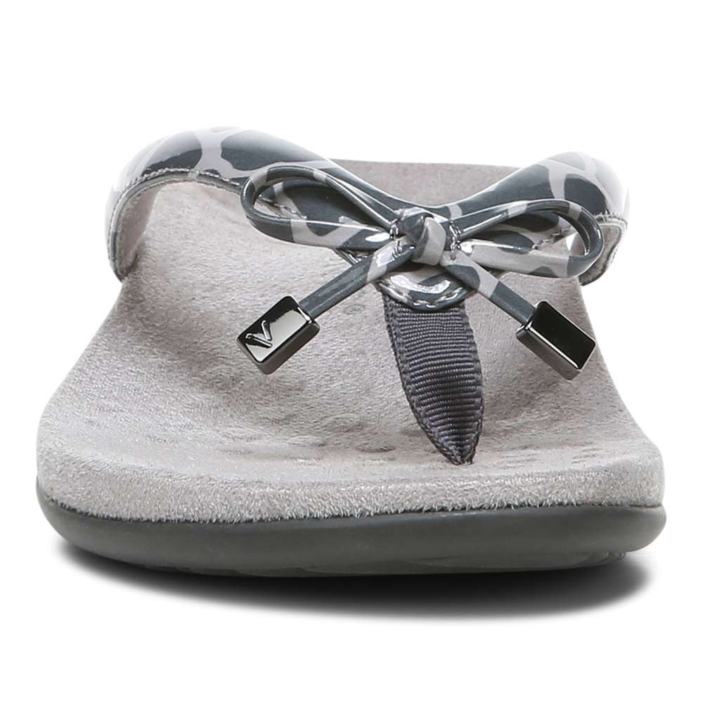 Bella Toe Post Sandal - Giraffe Dark Shadow - Image 5