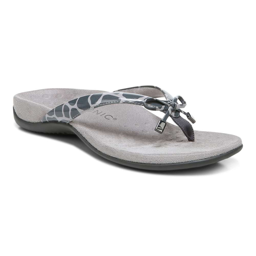 Bella Toe Post Sandal - Giraffe Dark Shadow - Image 9