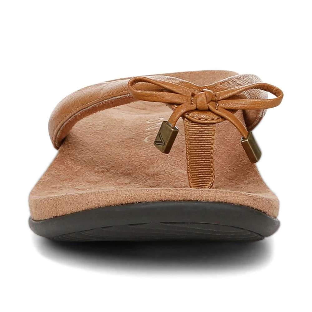 Bella Toe Post Sandal - Light Brown - Image 4