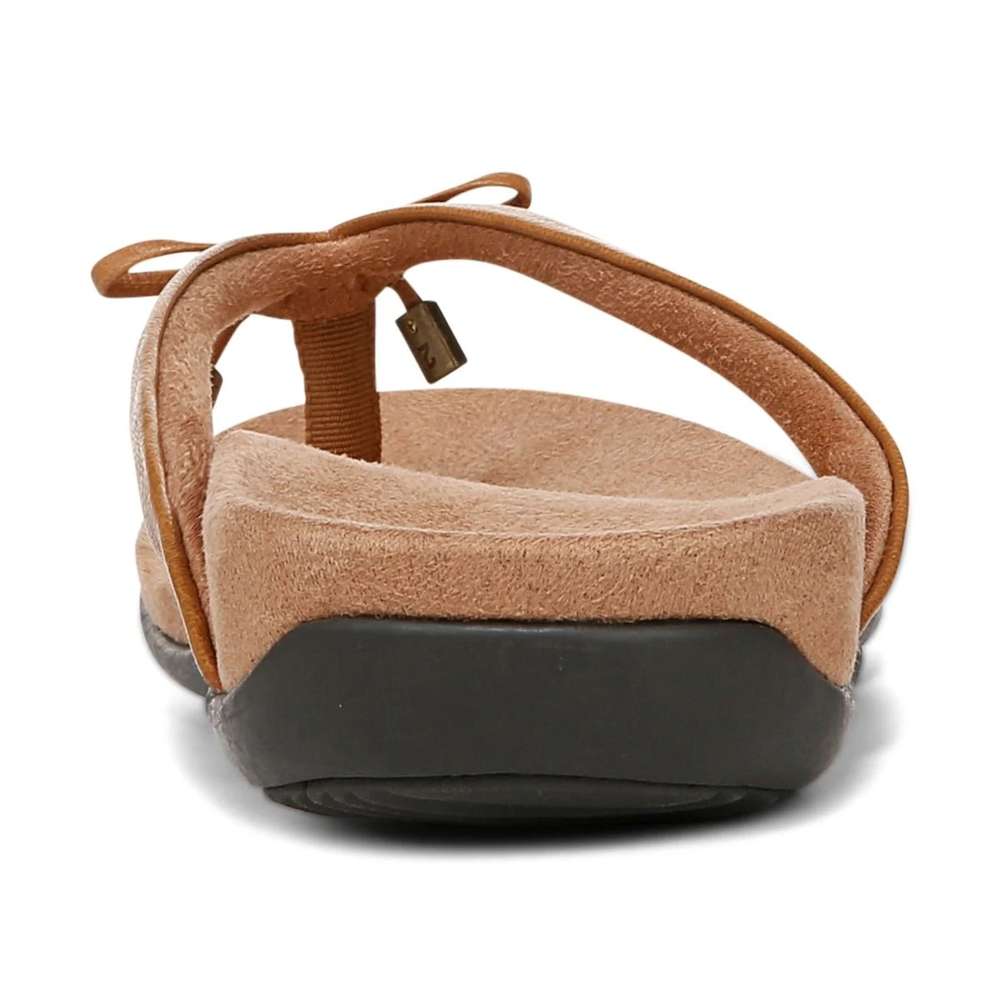 Bella Toe Post Sandal - Light Brown - Image 7