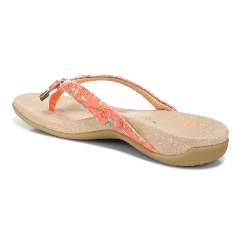 Bella Toe Post Sandal - Papaya Tropical - Image 6