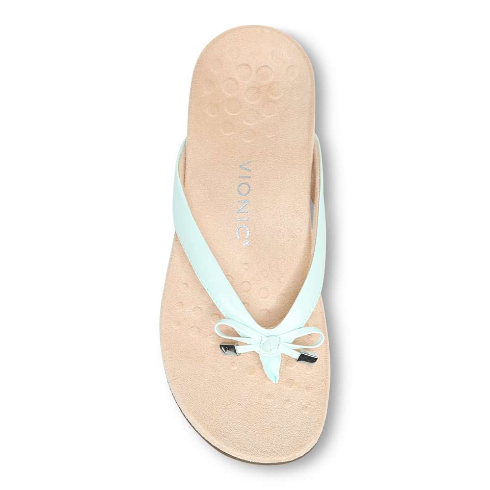 Bella Toe Post Sandal - Seafoam - Image 4
